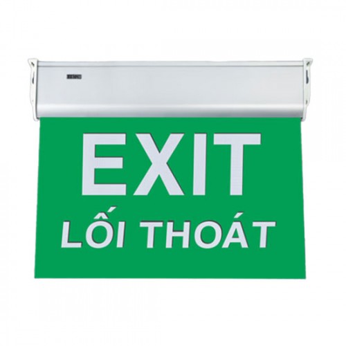 Đèn Exit lối thoát hiểm gắn tường 2 mặt KenTom KT-660