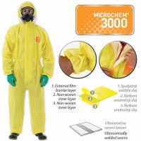 Quần áo chống hóa chất Microchem 3000