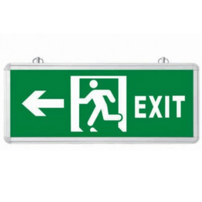 Đèn lối thoát hiểm chỉ hướng trái 2 mặt EXIT HUFA-L210