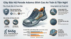 Giày bảo hộ nam thấp cổ ADAMO