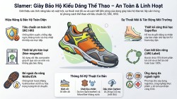 Giày bảo hộ nữ thấp cổ PARADE Slamer 2011
