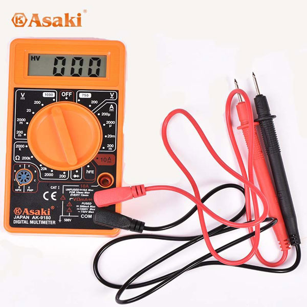 Đồng hồ vạn năng điện tử hiện số Asaki AK 9180 1