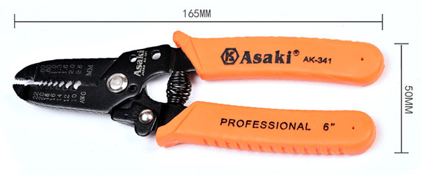 Kềm tuốt dây điện 150mm Asaki AK 9101 1