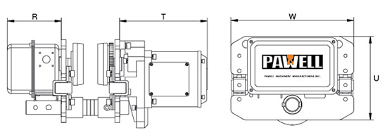 Con chạy điện 5 tấn PAWELL TE050 5