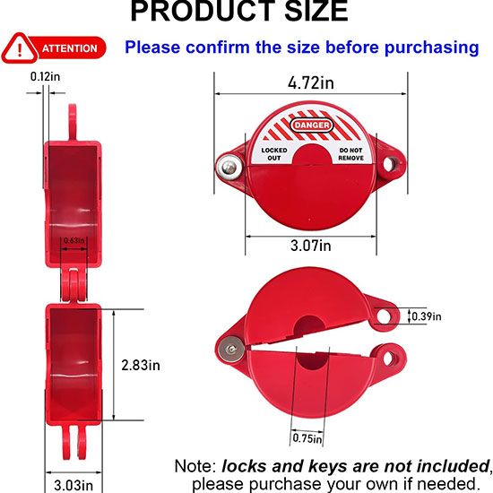 Khóa van cổng tay quay tròn PROLOCKEY SGVL01 2