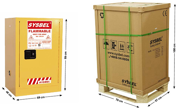 Tủ đựng hóa chất chống cháy 12 Gallon SYSBEL WA810120 1