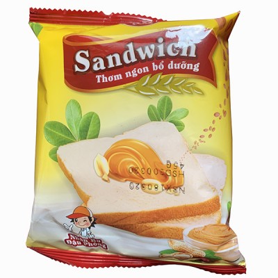 Bánh mì Sandwich nhân bơ đậu phộng