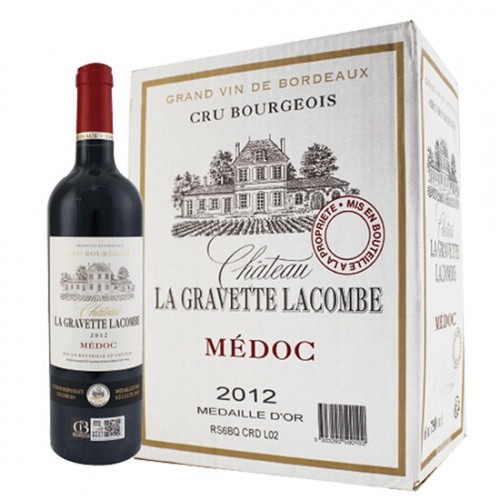 Rượu vang đỏ Pháp Chateau LA GRAVETTE LACOMBE CRU BOURGEOIS 750ml