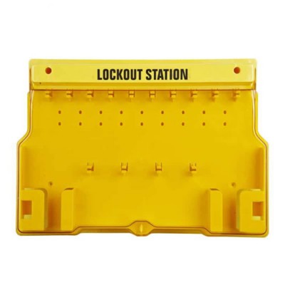 Trạm khóa có mái che với 10 móc treo ổ khóa LOCKEY LS02