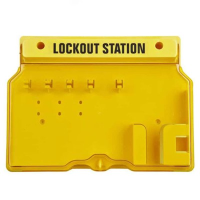 Trạm khóa có mái che với 5 móc treo ổ khóa LOCKEY LS01
