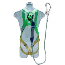 Dây đai toàn thân có giảm sốc 1 móc thép lớn ADELA HS-4501+W1-E-S-H3101/AF09