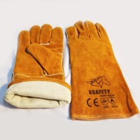 Găng tay da thợ hàn Usafety US-GL-L1601