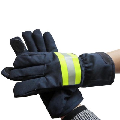 Găng tay chống cháy Nomex xanh đen