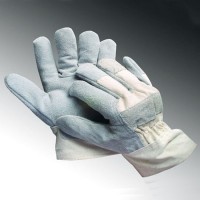 Găng tay da hàn ngắn kết hợp vải bạt TATEKSAFE-LGW-003