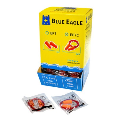 Nút tai giảm ồn xốp mềm có dây Blue Eagle EP7-C