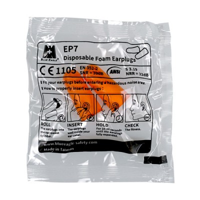 Nút tai giảm ồn xốp mềm không dây Blue Eagle EP7