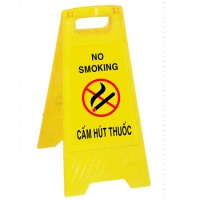 Biển báo chữ A cấm hút thuốc TATEKSAFE AF-03