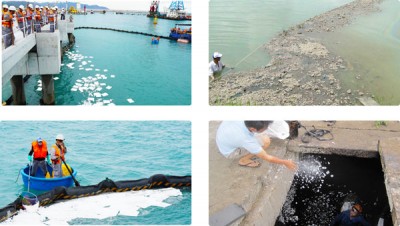 Xơ bông thấm dầu 70L/thùng N-FIBER PULP5