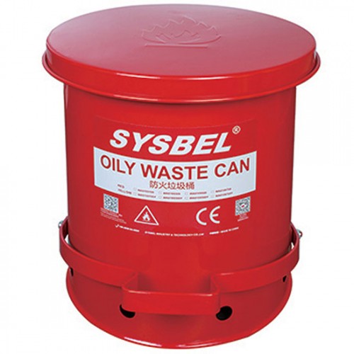 Thùng rác chứa chất thải có dầu 10 gallon/38 lít SYSBEL WA8109300