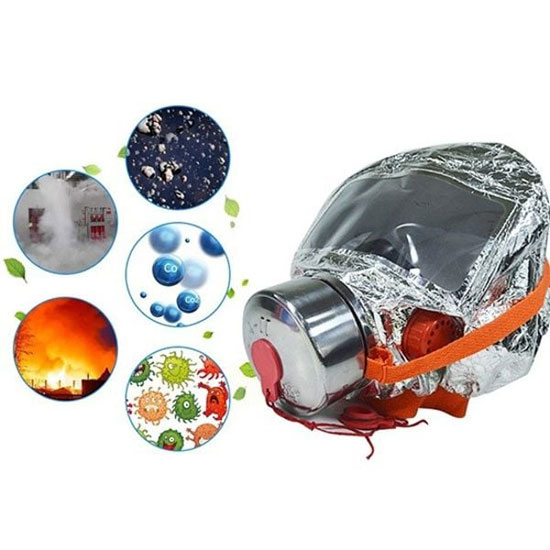 Mặt nạ phòng khói độc thoát hiểm đám cháy 40 phút XHZLC40 4