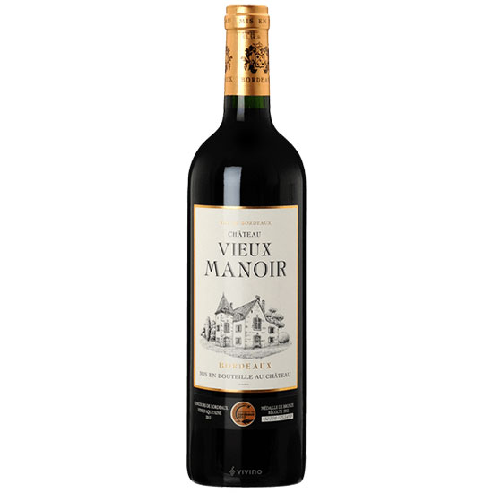 Rượu vang đỏ Pháp Chateau VIEUX MANOIR 750ml
