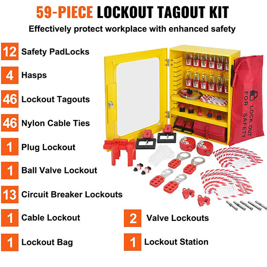 Bộ khóa và thẻ khóa an 59 món của PROLOCKEY LK X07 D41 1