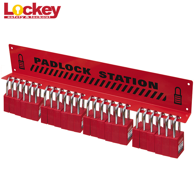 Giá đỡ ổ khóa treo tường chứa 20 ổ khóa LOCKEY PLS04 2