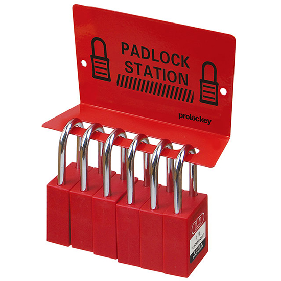 Giá gắn tường treo 5 ổ khóa an toàn PROLOCKEY PLS01 2