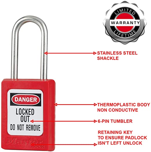 Ổ khóa an toàn với chức năng giữ chìa khóa Master Lock S31RED 6