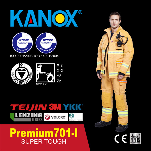 Bộ đồ chữa cháy thông minh Kanox SUPER ARMOR® PREMIUM 701 I 1