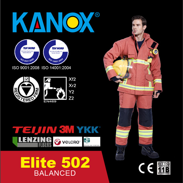 Bộ quần áo chữa cháy KANOX SUPER ARMOR® ELITE 502 1